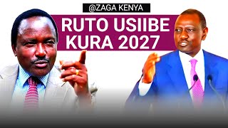 RUTO DONT STEAL MY VOTES 2027 KALONZO MUSYOKA WARNING TO RUTO presidential seat elections [upl. by Tnarud]