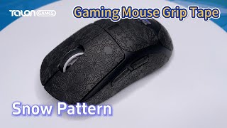 Snowy Pattern TALONGAMES Snow Pattern Series Mouse Grip Tape Black for G Pro X Superlight [upl. by Tuckie679]