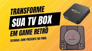 Como Transformar Qualquer Tv Box Em Video Game Retrô Muito Fácil De Fazer [upl. by Aletta]