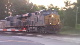 L743 Rock Train Rolling Southbound through Waycross ga towards Winston Fl [upl. by Faux]