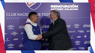 ✍🏼 Renovación Antonio Galeano  Club Nacional de Football [upl. by Strickler]