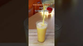 Homemade Orange juice for glowing skin shorts shortvideo [upl. by Edson]