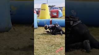 Paintball fight with some super skills paintball shorts trending airsoft [upl. by Wernher]