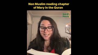 Non Muslim reading quran about jesus in surah meryem [upl. by Mailliwnhoj]