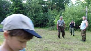 Training with cossacks  foot work and Russian combat dancing [upl. by Yrag]