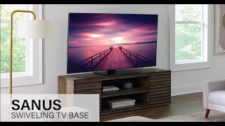 Features of the SANUS Elite Swivel TV Base for TVs 40quot86quot [upl. by Lodi]