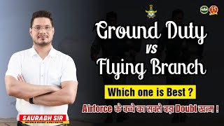 Flying Branch vs Ground Duty  Air Force Flying Branch vs Ground Duty  Eligibility Criteria  MKC [upl. by Nedak169]