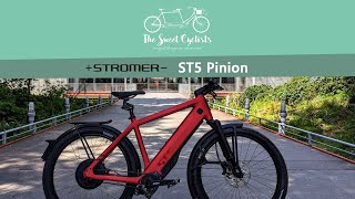 Stromer ST5 Pinion Electric Bike Pedelec Review  feat ABS  110 Mile Range  Gates Carbon Belt [upl. by Pierro]