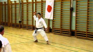 Sensei Masao Kagawa explains about the end of kata heian godan [upl. by Ajed]