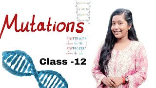 Mutation उत्परिवर्तन Class 12 [upl. by Anelet]