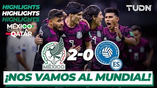 Resumen y goles  México 20 El Salvador  Eliminatoria Qatar 2022  TUDN [upl. by Euqina861]