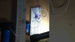 7400 Nand gate used as an inverter of an ldr bridge output signal [upl. by Frodeen]