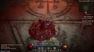 Season 6 PTR Deathblow Barb Testing Torment 4 Boss 1 shot montage [upl. by Enialed649]