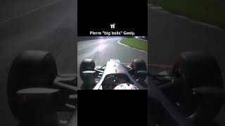 Pierre Gaslys overtake of titanium balls f1 [upl. by Nahshu374]