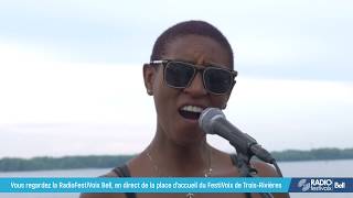 Dominique FilsAimé chante quotEnsorceléequot de Daniel Bélanger à la RadioFestiVoix Bell [upl. by Kcolttam35]