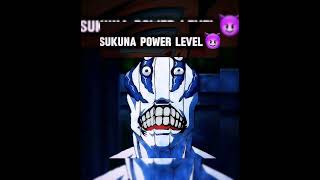 power level of sukuna 💀😈gojo anime sukunajjk yt short gojo sukuna  attitude of sukuna [upl. by Sivatco146]