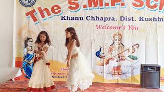 The SMP School  Song Dance pe chance mar le by Nandita and Tanya [upl. by Rubel943]