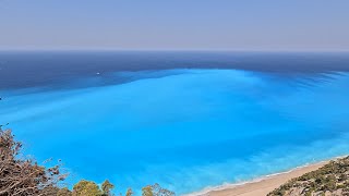 Porto Katsiki Lefkada Greece 4k Beach walk Soundtrack  In the End Mellen Gi Remix [upl. by Reddy]