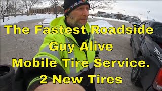 Roadside Assistance Business  Mobile Tire Service x2  Tire Change [upl. by Isaacs81]