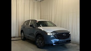 2024 Mazda CX5 Sport Design Turbo AWD POLYMETAL GREY METALLIC  BLACK Review  Park Mazda [upl. by Schear220]