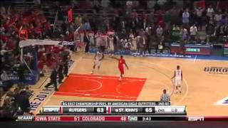 Rutgers vs St Johns controversial ending Big East Tournament  YouTube4flv [upl. by Narmis]