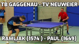 TB Gaggenau  TV Neuweier Ramljak 1565  Paul 1617 [upl. by Rawde]