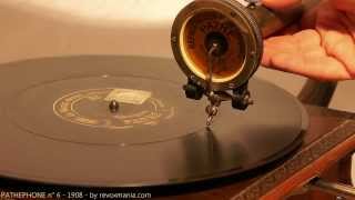 Gramophone PATHEPHONE n° 6  19081909 [upl. by Madden]