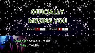 Officially Missing You  Tamia Karaoke Version [upl. by Soren]