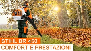 Soffiatore Stihl BR 450 C EF Avviamento Elettrico [upl. by Esinal821]