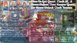 Time Keeper Defeated Unlock Items Clock TowersSMVP Clock tower 2f Ragnarok Mobile [upl. by Tletski]