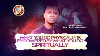 What you do physically is empowered by whatyoudo spiritually your real life is your spiritual life [upl. by Abdella17]