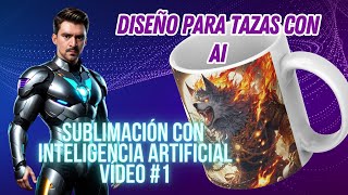 Crea DISEÑOS para TAZAS con AI 🤖 SUBLIMACIÓN con Inteligencia Artificial  Video 1 [upl. by Adamek102]