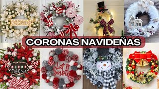 Hermosas CORONAS NAVIDEÑAS  Beautiful CHRISTMAS WREATHS coronasnavideñas xmaswreaths navidad [upl. by Lula]