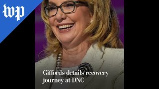 Giffords details recovery journey at DNC [upl. by Olva685]