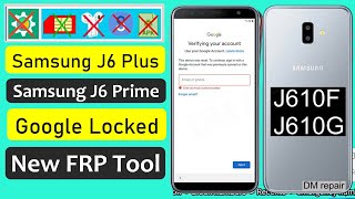 Samsung J6 Plus J610F FRP Bypass U7 Android 10  Samsung J610G FRP Bypass U6 Google Account Lock [upl. by Nhguaved]