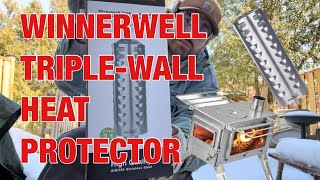 WINNERWELL TRIPLEWALL Heat Protector Chimney  Small Nomad Stove Update 🔥 [upl. by Ethbun]