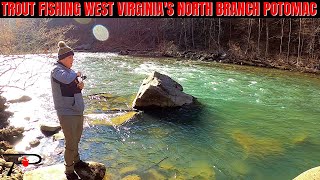 Trout Fishing the North Branch of the Potomac River West Virginia amp Maryland [upl. by Mihcaoj]