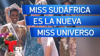 Coronan a Miss Sudáfrica como Miss Universo 2019 [upl. by Aina449]