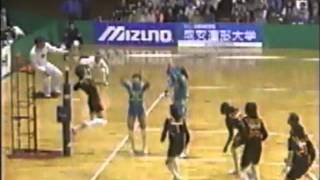 Mika Yamauchi 2nd VLeague Daiei Orange AttackersUnitika [upl. by Itirahc]