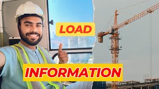 Tower Crane LOAD information 🏗️  Crane information [upl. by Modesta101]