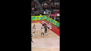 Devin Booker flies in for the alleyoop slam [upl. by Enelyak]