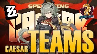 Best Teams for Caesar in Zenless Zone Zero Caesar ZZZ [upl. by Ojoj]