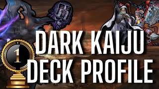 First Place Dark Kaiju Deck Profile August 2023 YuGiOh tournament [upl. by Nylatsyrk]