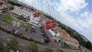 CHARLES FARRELL STARFLYER onride at Paignton Carnival Fair 182024 [upl. by Gervase117]