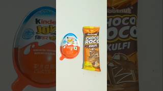 Kinder joy chocolate amp choco Roco chocolate Unboxing shorts viralshorts [upl. by Ahsiam]