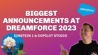 Dreamforce Breaking News Salesforce Announce Einstein 1 Platform amp Copilot Studio [upl. by Oniuqa]