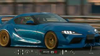 Toyota GR Supra RZ 20 418 HP  1178 KG at Blue Moon Speedway Infield A [upl. by Nuoras97]