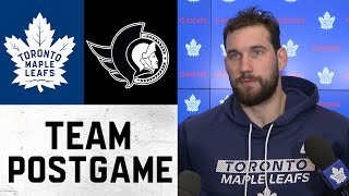 Maple Leafs Media Availability  Postgame vs Ottawa Senators  November 12 2024 [upl. by Anelhtak]