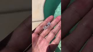 Crushed Ice vs Brilliant Cut Radiant Moissanite [upl. by Othella]