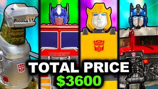 The MOST EXPENSIVE Transformers Figures [upl. by Nosyrb203]